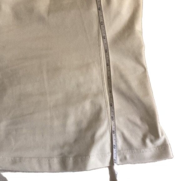 Eddie Bauer Horizon Tank Top w/Built-in Bra & Back Pocket | Size M | Off White - Picture 8 of 10